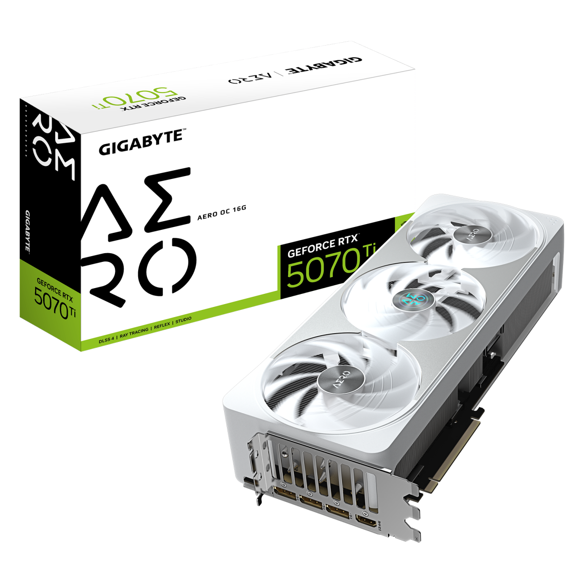 Videokarte Gigabyte GeForce RTX 5070 Ti AERO OC 16GB - GV-N507TAERO OC-16GD - foto 5