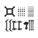 Procesoru dzesētaji Deepcool LS720S ZERO DARK (R-LS720-BKNNMM-G-1)