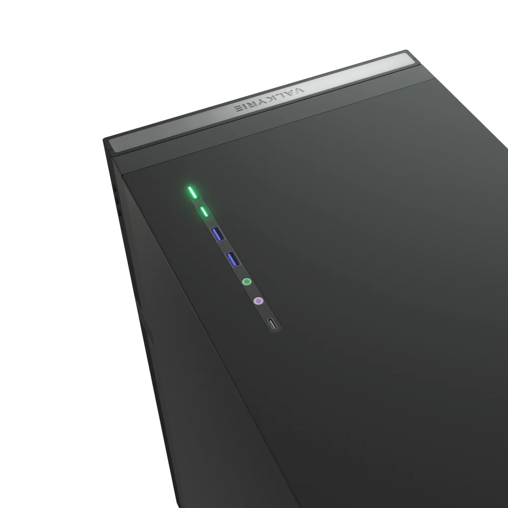 Datora korpuss Valkyrie VK02 LCD Black Midi Tower - VK-CASE02LCD - foto 5
