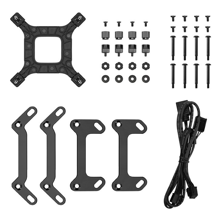 Procesoru dzesētaji DeepCool LQ240 Black (R-LQ240-BKLSMW-G-1) - foto 5