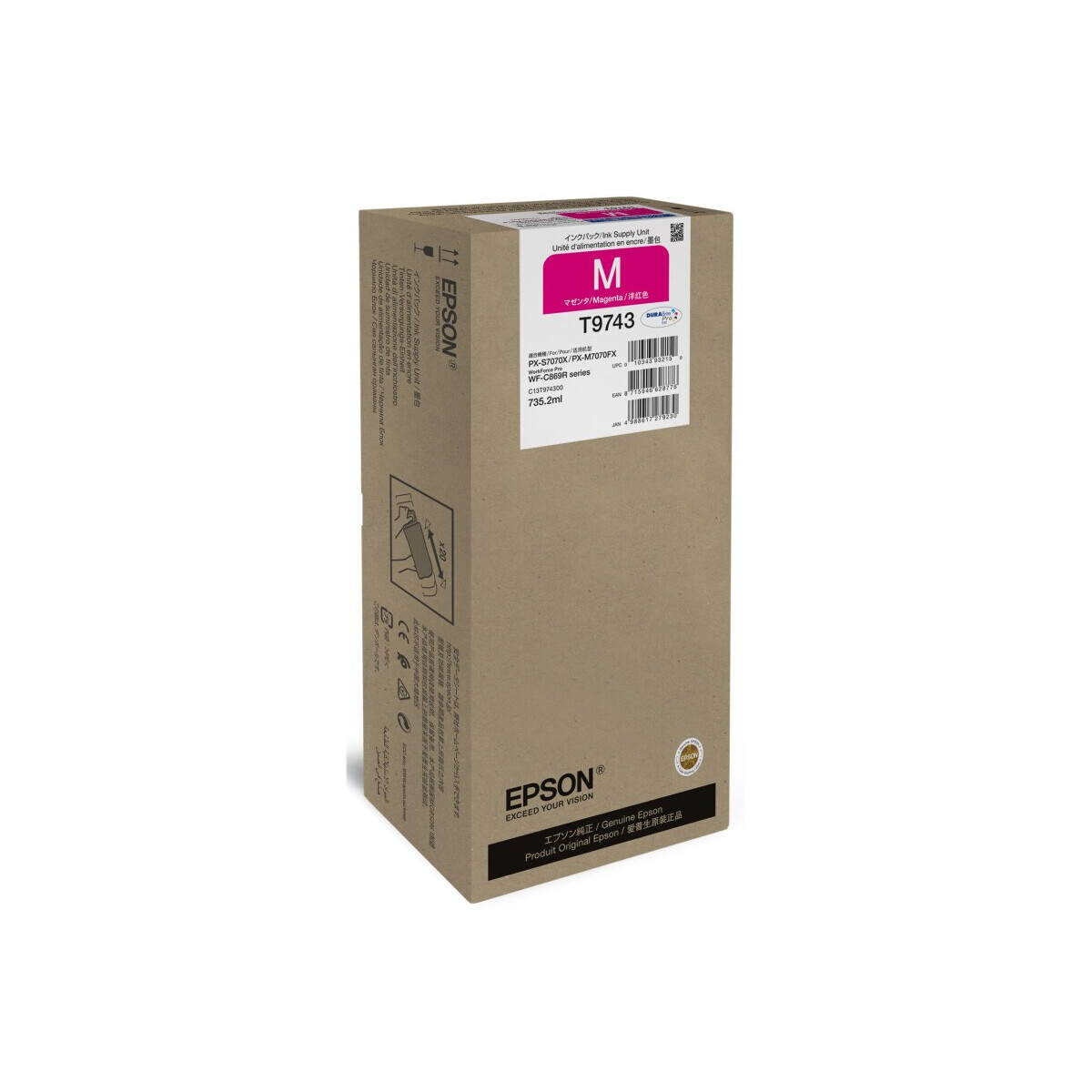 Kartridži un toneri Epson T97430N WF-C869R Magenta XX (C13T97430N)