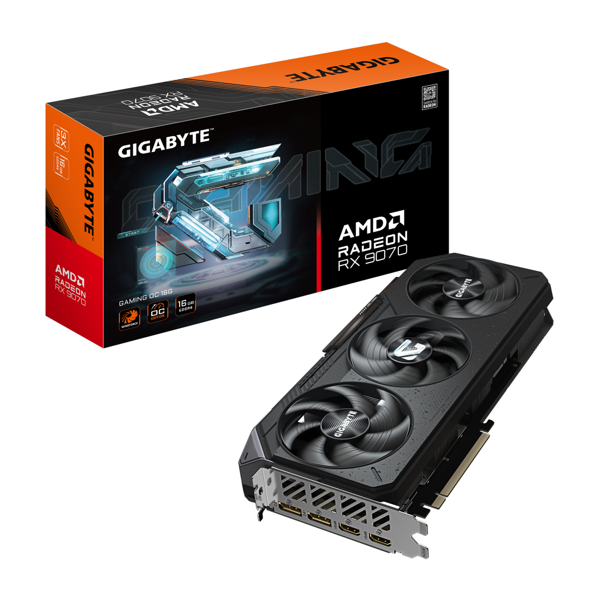Videokarte Gigabyte Radeon RX 9070 GAMING OC 16GB (GV-R9070GAMING OC-16GD) - foto 5