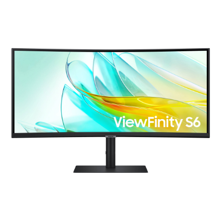 Monitors Samsung ViewFinity S6 Black S34C652UAU - LS34C652UAUXEN