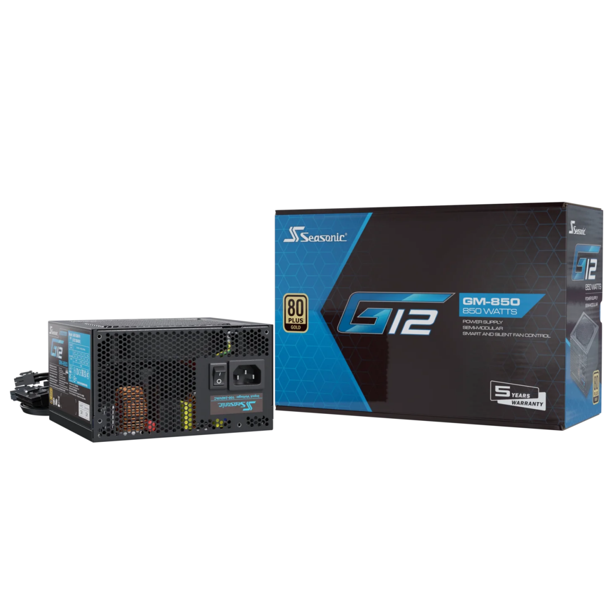 Barošanas bloks SEASONIC G12 GM 850W - SSR-850FM - foto 8