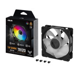 Korpusa ventilators ASUS TUF Gaming TR120 ARGB Fan 12 cm Black (90DA00D0-B09000)