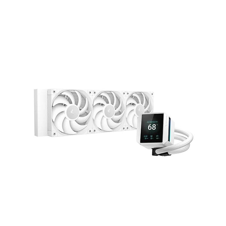 Procesoru dzesētaji Deepcool MYSTIQUE 360 White (R-LX360-WHDSNMP-G-1)