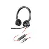 Austiņas HP Poly Blackwire 3320 Stereo Microsoft Teams Certified USB-C (8X220AA)