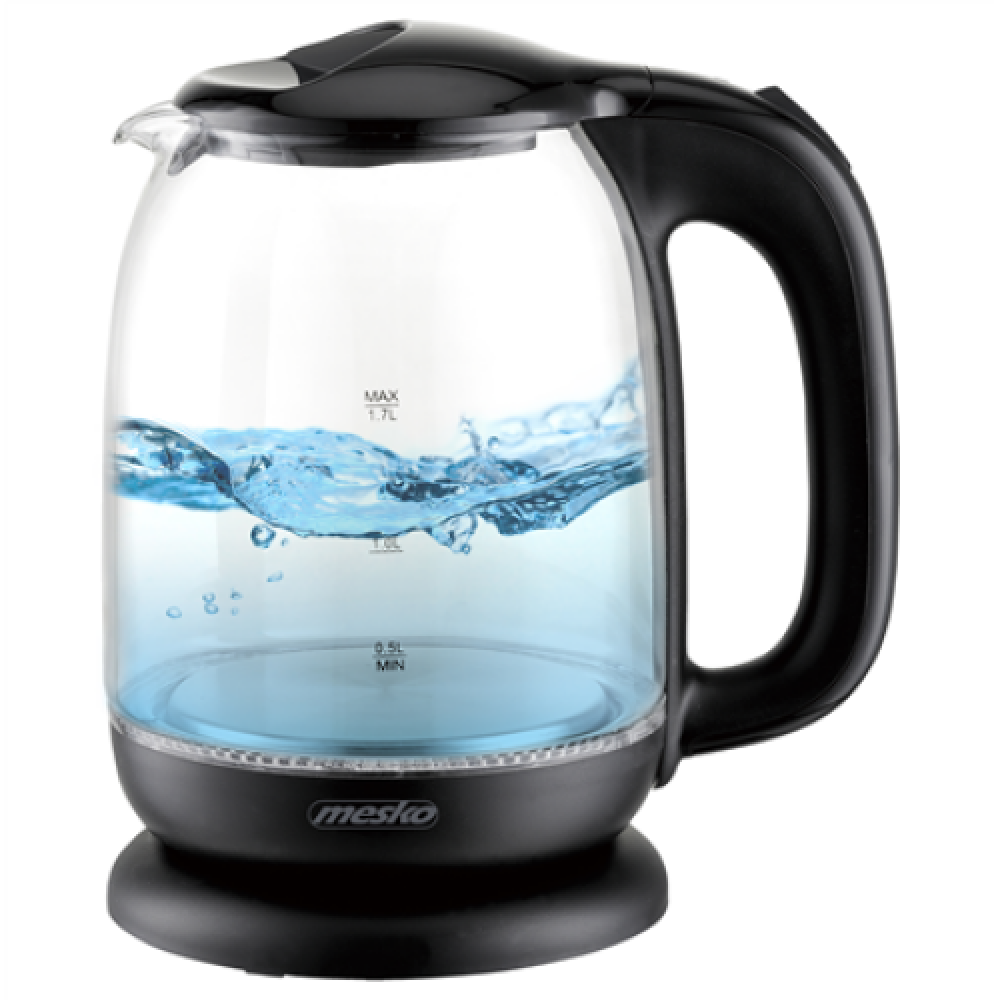 Tējkanna Mesko MS 1302b 2200 W 1.7 L Glass Black