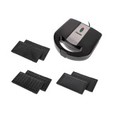 Sviestmaižu gatavotājs Mesko 3 in 1 MS 3045 Black, Silver