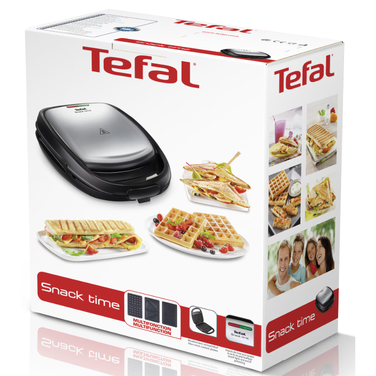 Sviestmaižu gatavotājs Tefal SW342D38 Black, Stainless Steel - foto 2