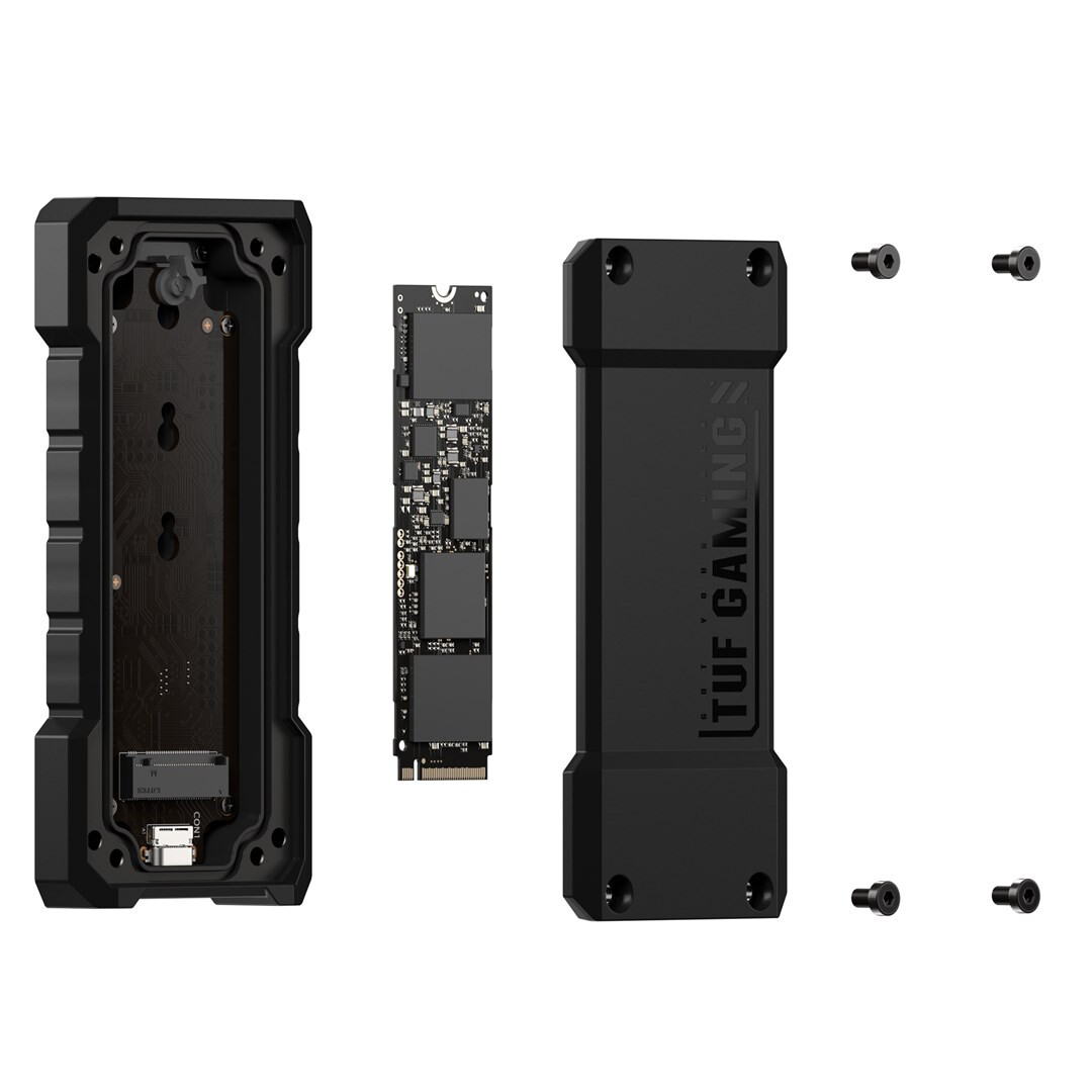 SSD M.2 ārējais korpuss ASUS TUF Gaming A2 (90DD02X0-M09000)