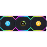 Korpusa ventilators Lian Li UNI FAN SL Wireless LCD 120 Kit of 3  (G99.12SLLCD1W3B.00)