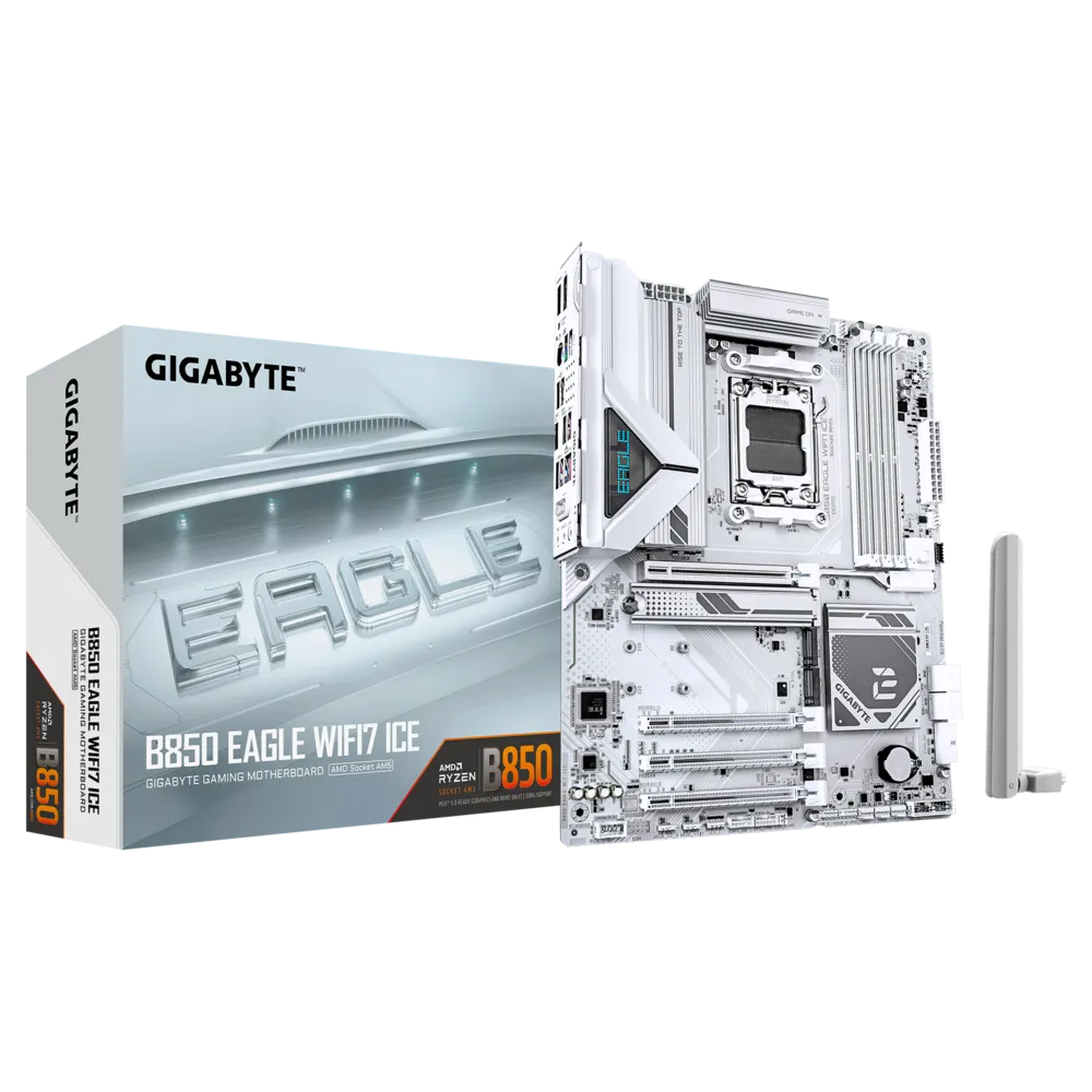 Pamatplate GIGABYTE B850 EAGLE WF7 ICE White