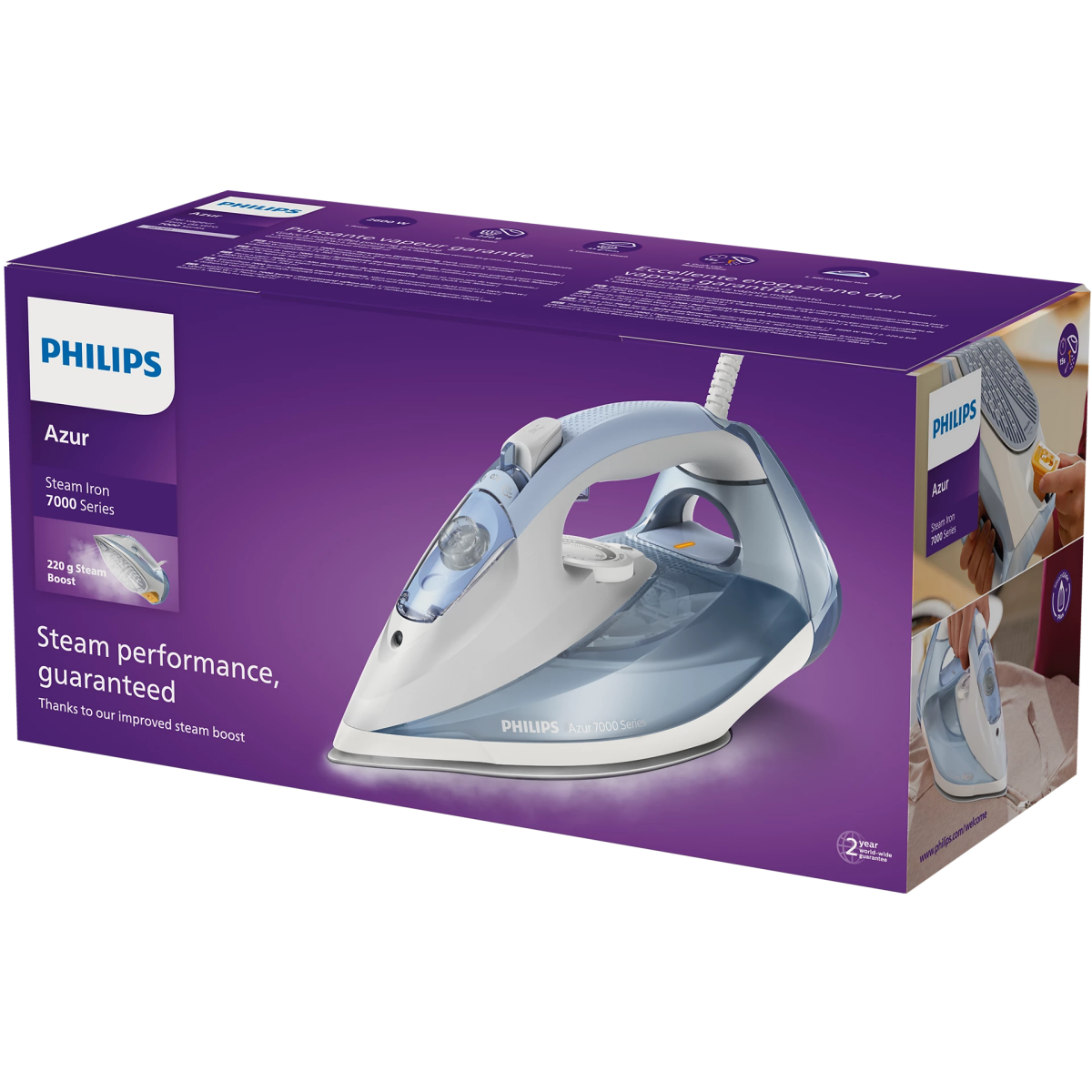 Gludeklis Philips 7000 Series DST7011/20 Blue, Grey - foto 3