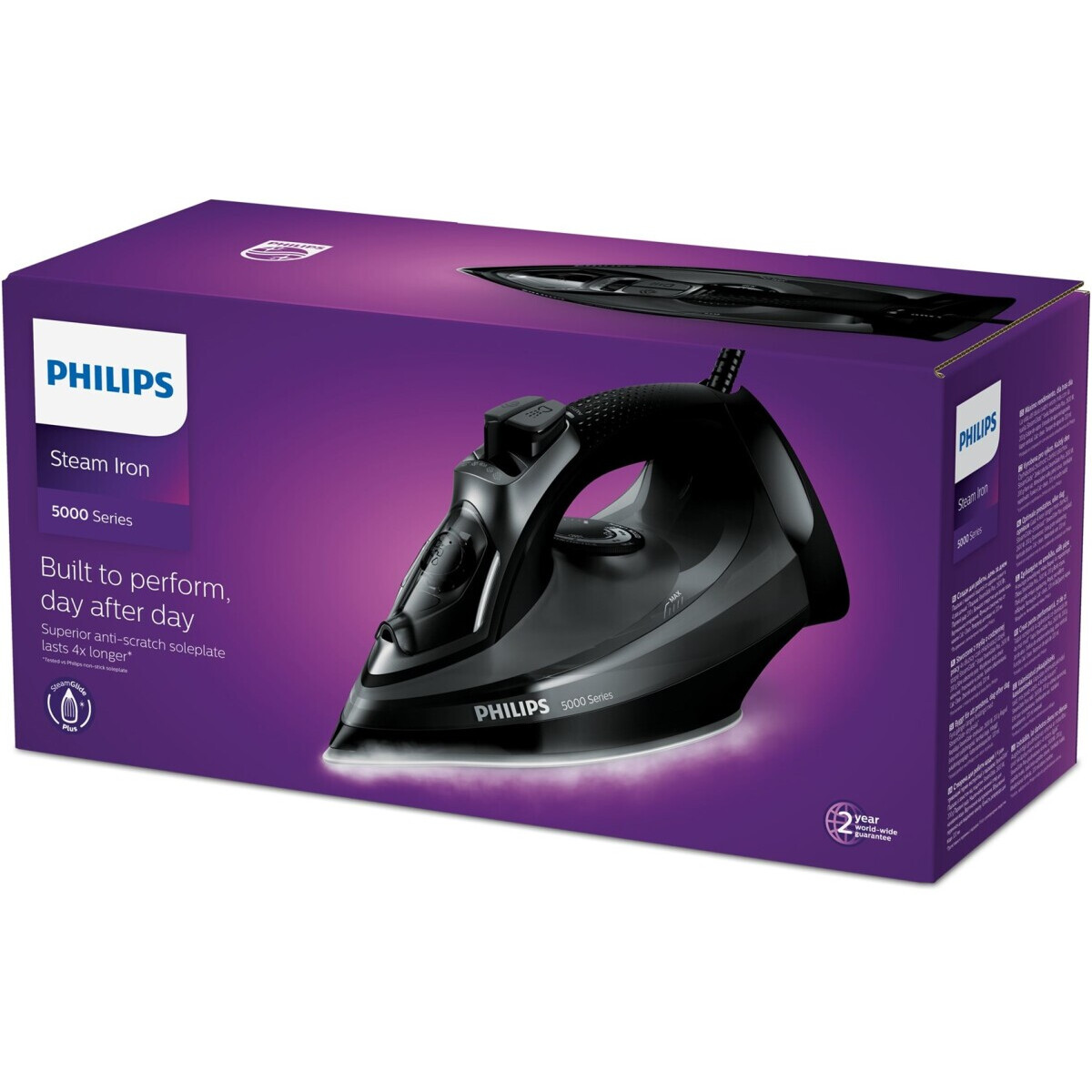 Le fer à repasser Philips 5000 series DST5040/80 Black - photo 2