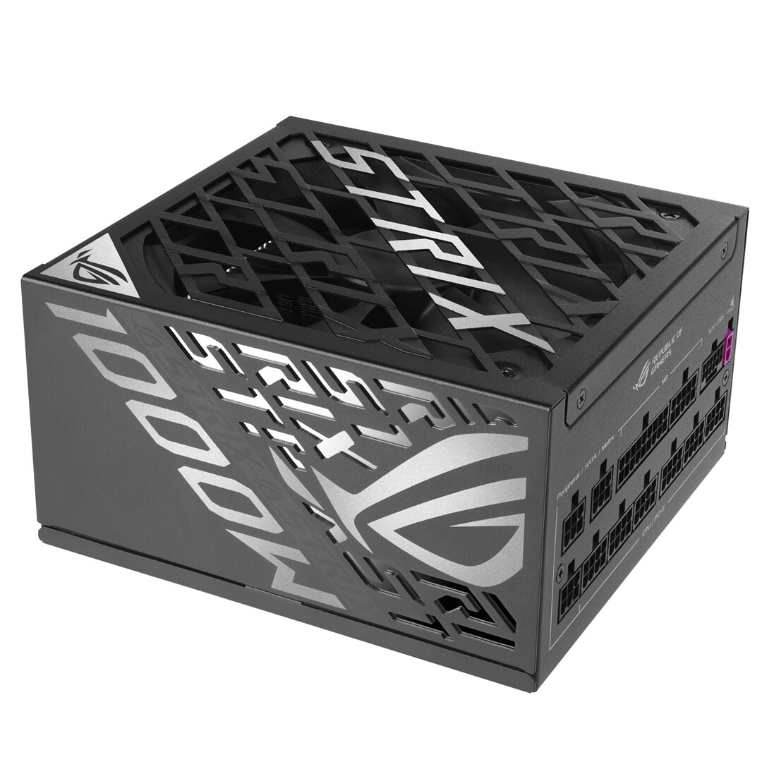 Barošanas bloks ASUS ROG STRIX-1000P-GAMING Black, Silver (90YE00W1-B0NA00) - foto 2