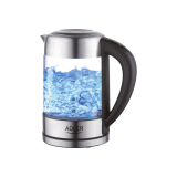 Tējkanna Adler AD 1247 Stainless steel, Transparent