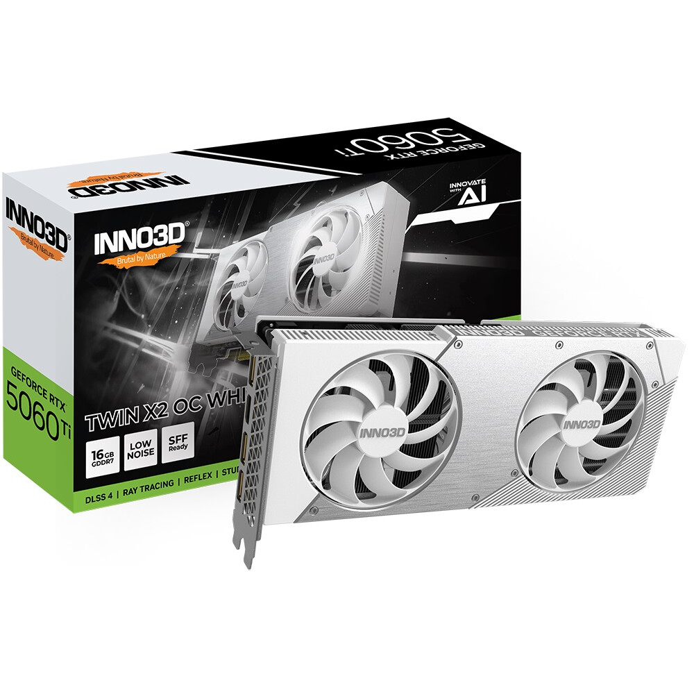 Videokarte INNO3D GeForce RTX 5060 Ti TWIN X2 OC NVIDIA 16 GB GDDR7