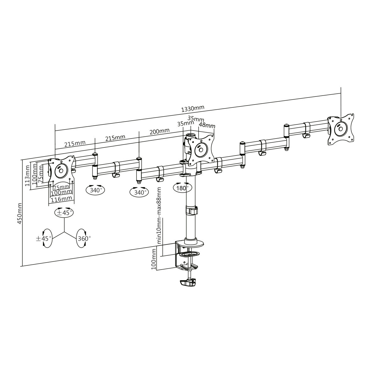 Kronšteins DIGITUS DA-90362 - foto 4