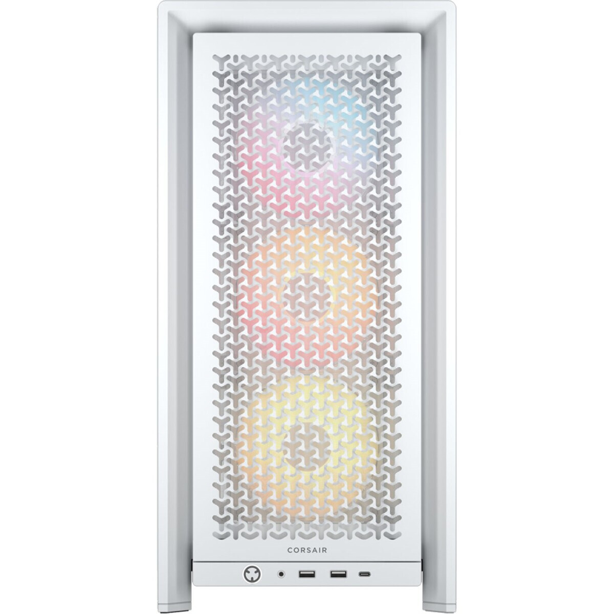 Datora korpuss Corsair FRAME 4000D RS ARGB Modular White (CC-9011297-WW) - foto 2