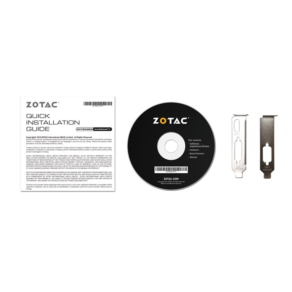 Videokarte ZOTAC GeForce GT 710 NVIDIA 2 GB GDDR3 (ZT-71310-10L) - foto 3