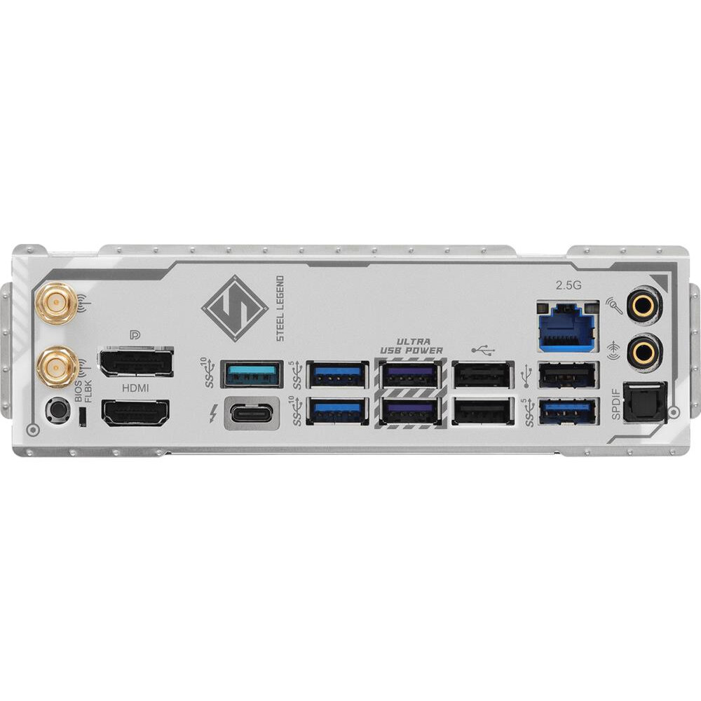 Pamatplate ASROCK B860 STEEL LEGEND WIFI White (90-MXBR30-A0UAYZ) - foto 2