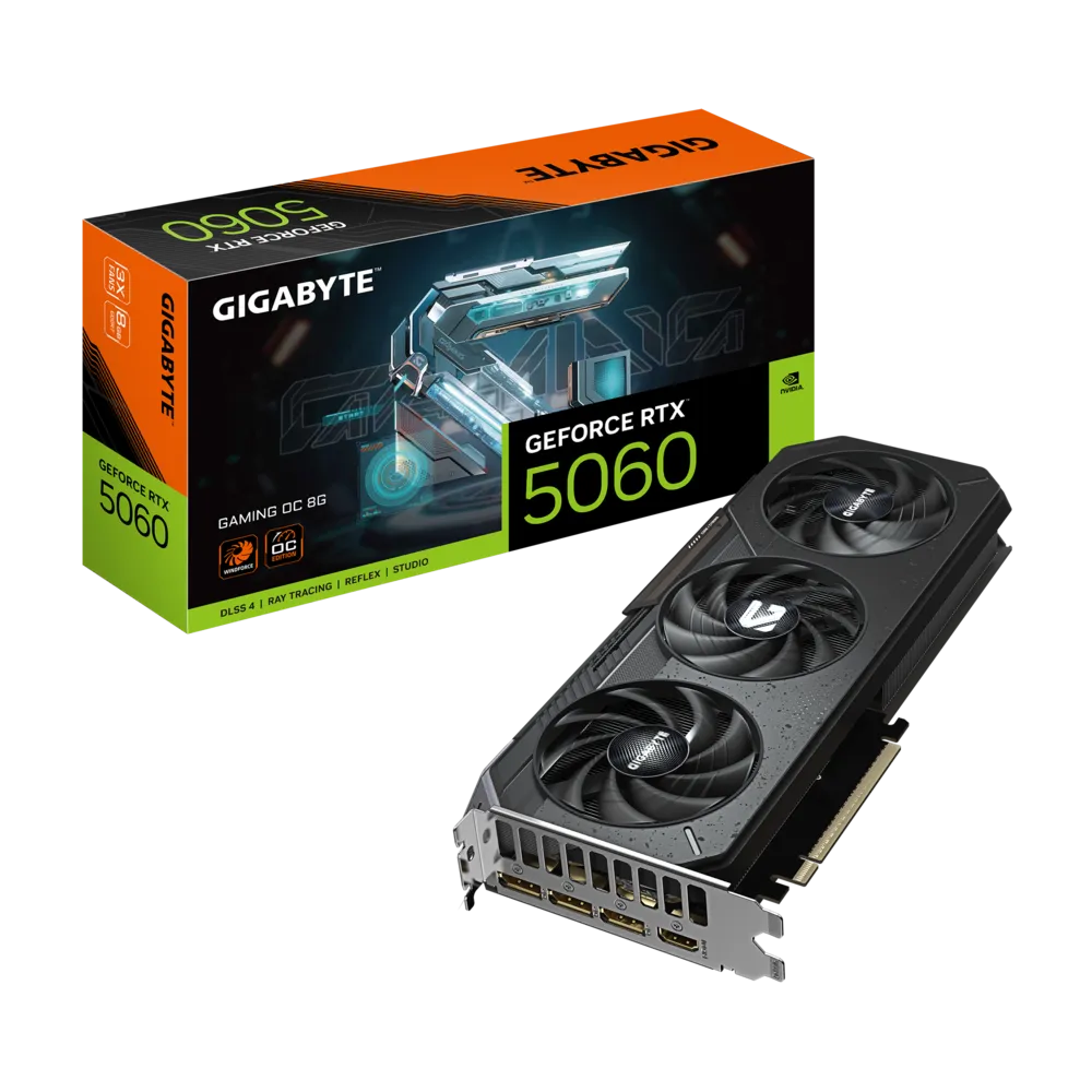 Videokarte GIGABYTE GeForce RTX 5060 GAMING OC 8GB GDDR7 Black (GV-N5060GAMING OC-8GD) - foto 5