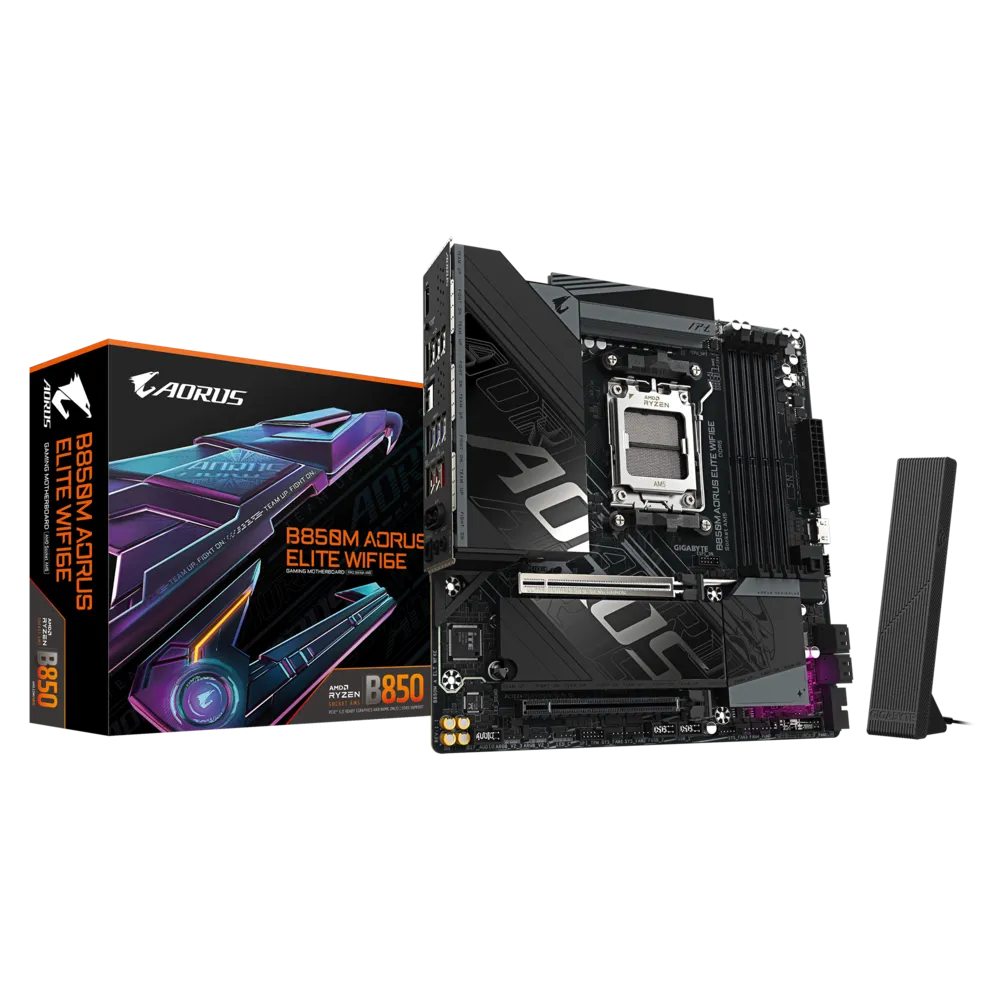 Pamatplate Gigabyte B850M AORUS ELITE WIFI6E - B850M A ELT WF6E - foto 3