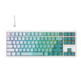 Tastatūra Havit KB901L White, Green (KB901Lwg)