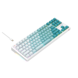 Tastatūra Havit KB901L White, Green (KB901Lwg)