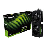 Videokarte Palit GeForce RTX 5060 Dual 8GB GDDR7 Black (NE75060019P1-GB2063D)