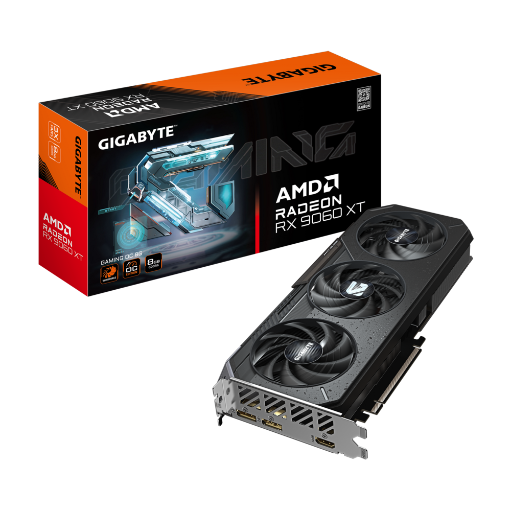 Videokarte Gigabyte Radeon RX 9060 XT GAMING OC 8G (GV-R9060XTGAMING OC-8GD) - foto 4