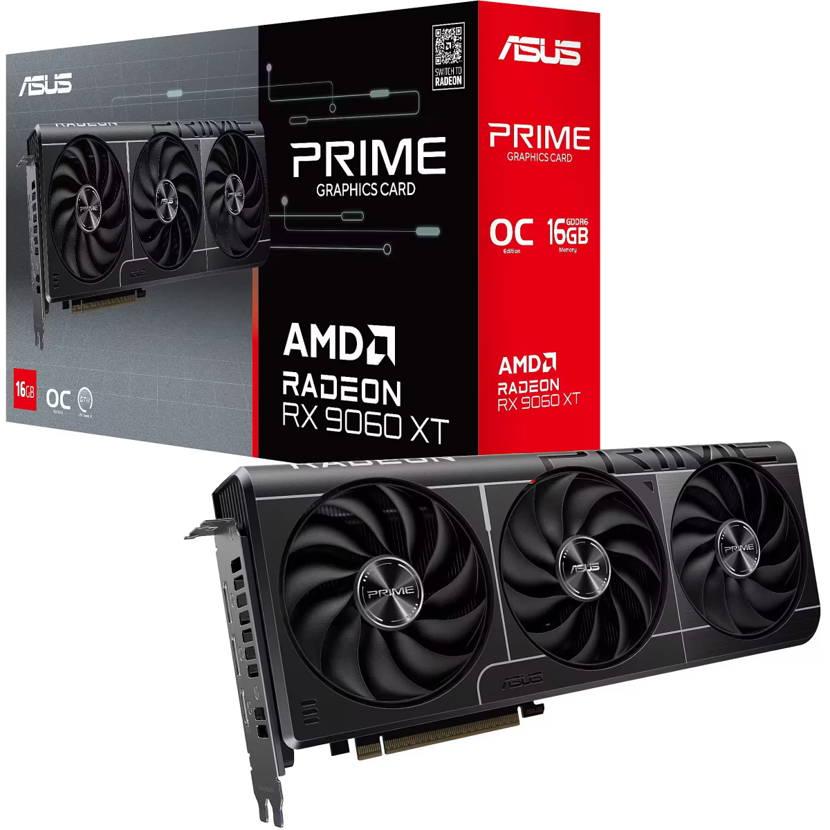 Videokarte ASUS Prime Radeon RX 9060 XT OC 16 GB - 90YV0LF1-M0NA00 - foto 5
