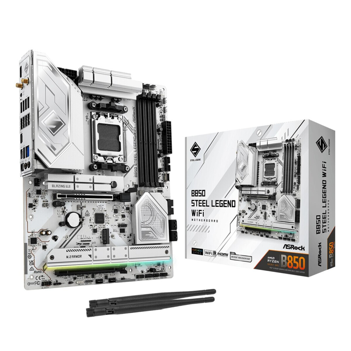 Pamatplate Asrock B850 Steel Legend WiFi - foto 3