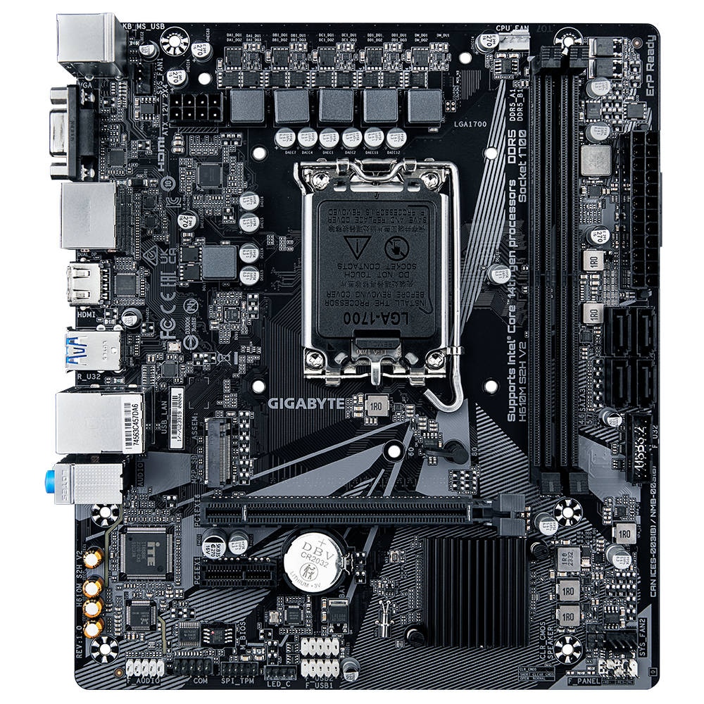 Pamatplate Gigabyte H610M S2H V2 1.0