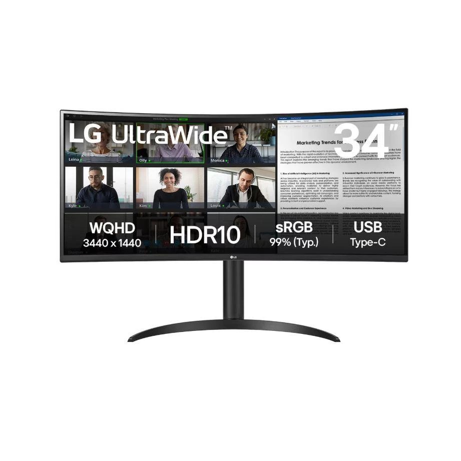 Monitors LG 34WR55QK-B 34" (34WR55QK-B.AEU)