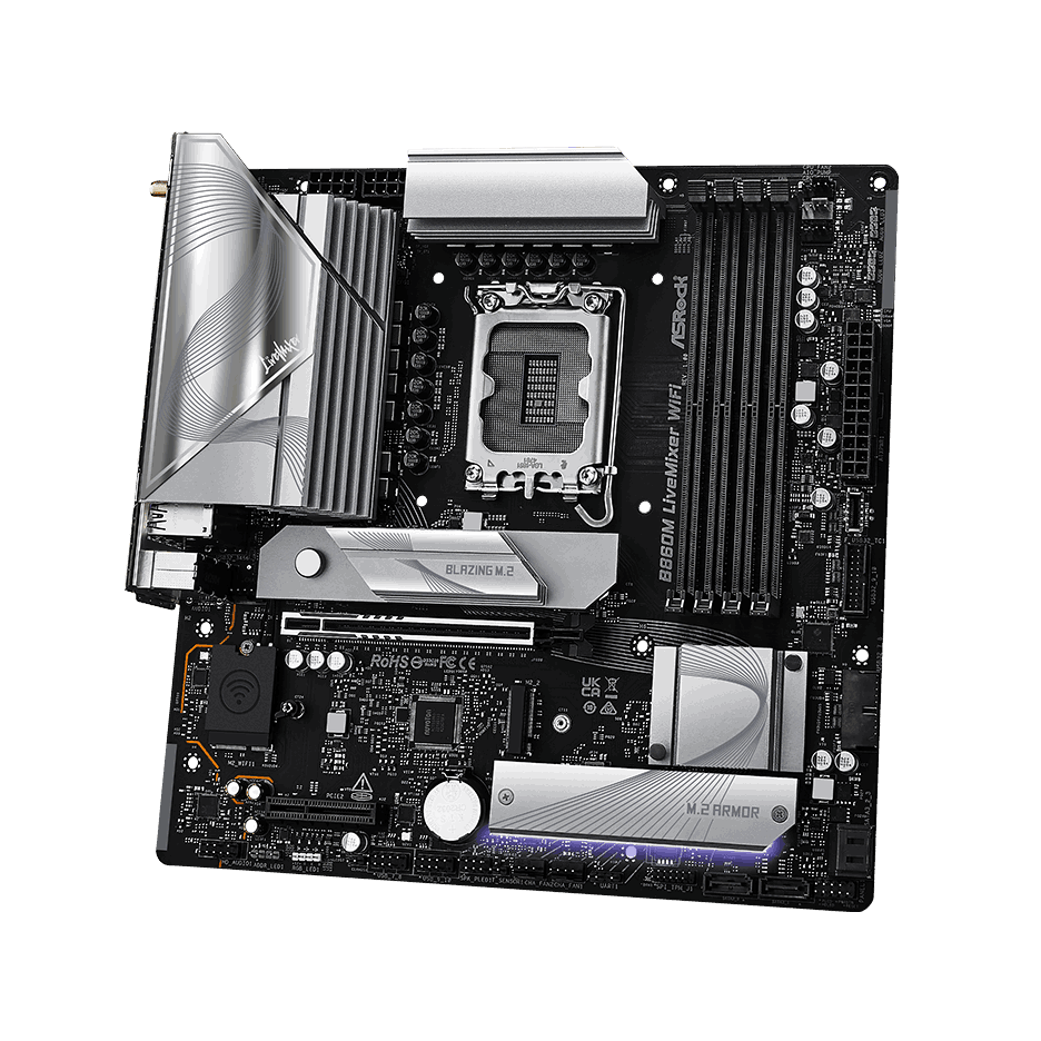 Pamatplate ASRock B860M LiveMixer WiFi