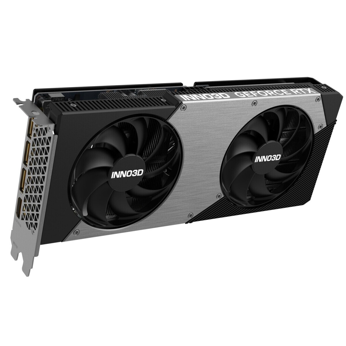 Videokarte INNO3D GeForce RTX 5060 Ti TWIN X2 8 GB GDDR7 Black (N506T2-08D7-193075N)