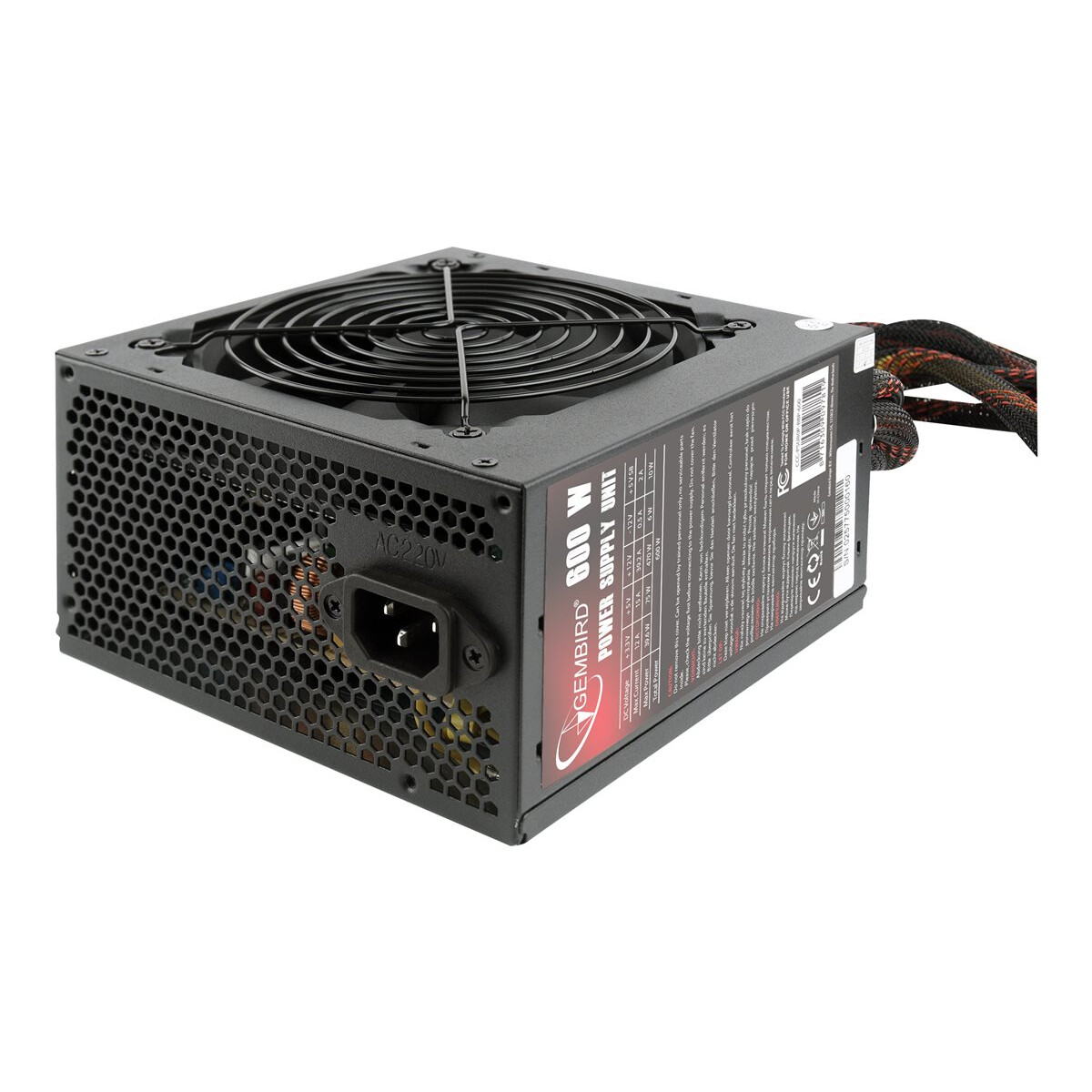 Barošanas bloks GEMBIRD CCC-PSU80P-BBP-600 600W