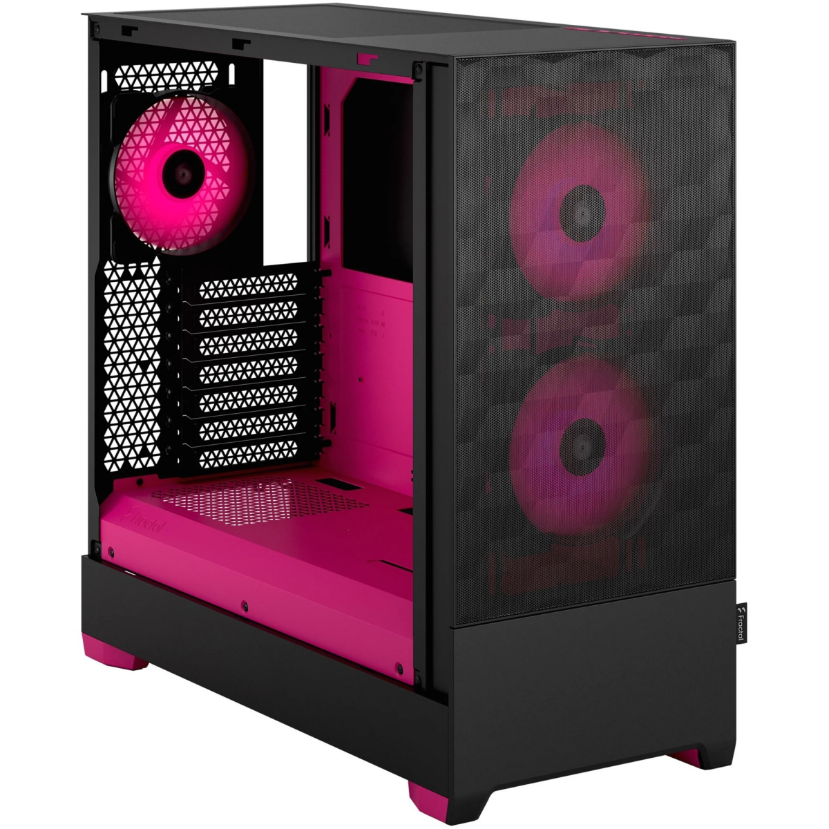 Datoru korpuss Fractal Design Pop Air RGB, Magenta Core (FD-C-POR1A-03)