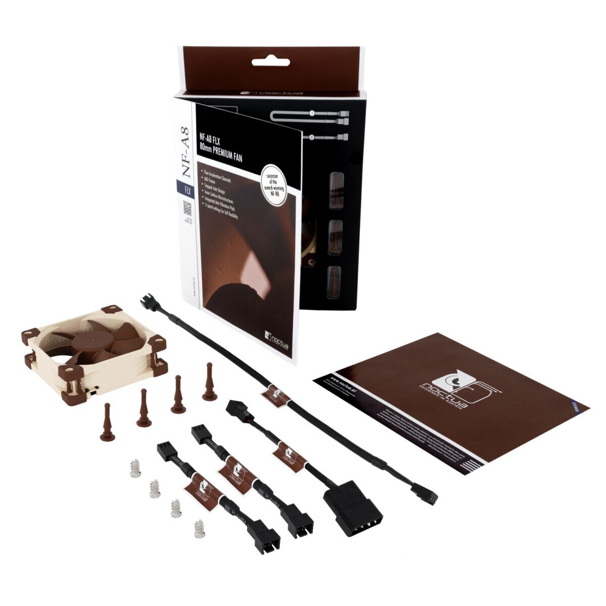 Korpusa ventilators Noctua NOC-NF-A8-FLX - NF-A8 FLX - foto 3