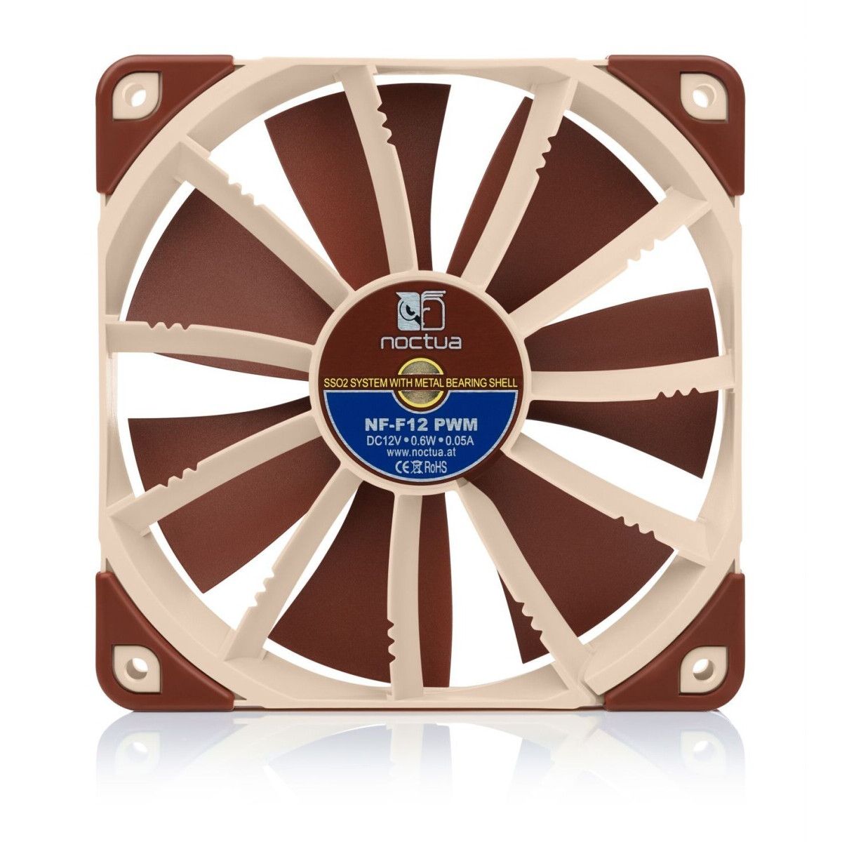 Korpusa ventilators Noctua NOC-NF-F12-PWM - NF-F12 PWM - foto 2