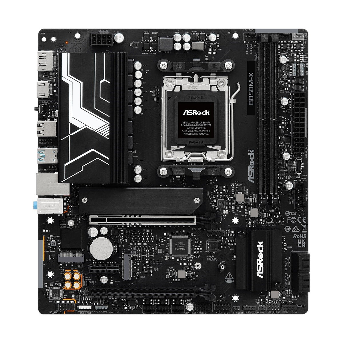 Pamatplate Asrock B850 B850M-X R2.0 Black (90-MXBSG0-A0UAYZ)
