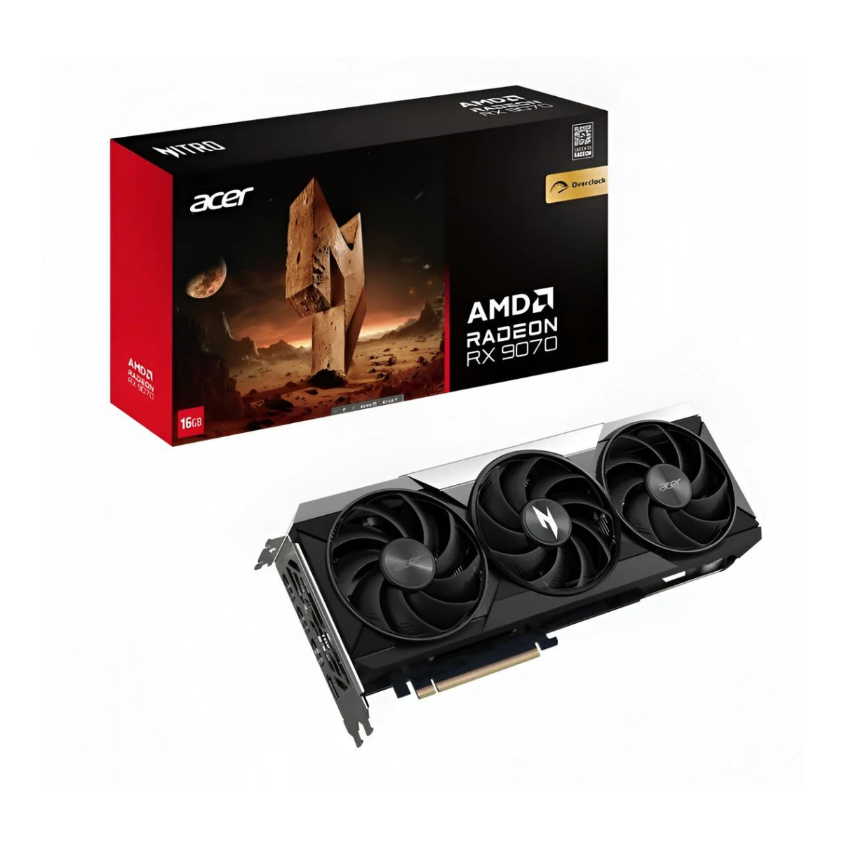 Videokarte Acer Nitro Radeon RX 9070 OC 16GB AMD GDDR6 (DP.Z4EWW.P01) - foto 4