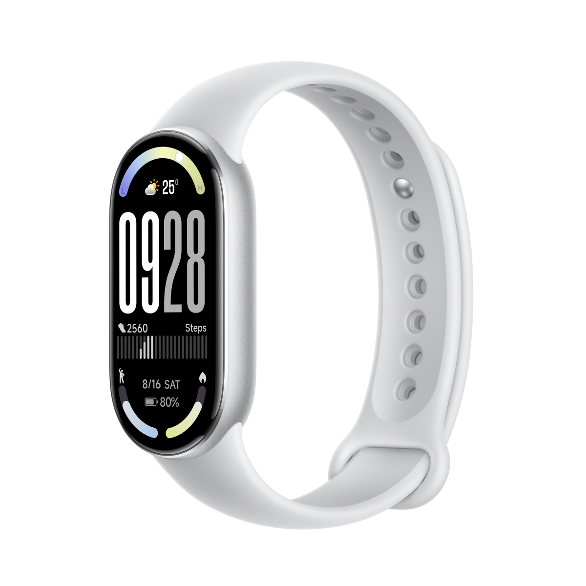 Viedpulkstenis Xiaomi Smart Band 10 Silver (BHR07PSGL) - foto 2