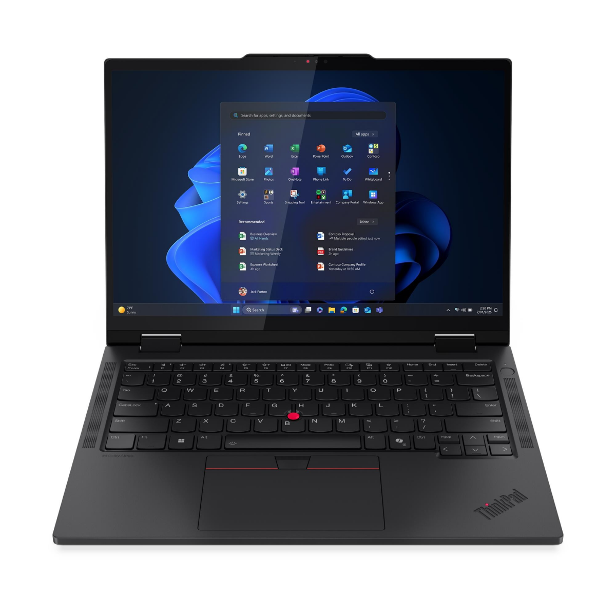 Portatīvais dators Lenovo ThinkPad T14s 2-in-1 Intel Core Ultra 7 255U (21R3004KMH)