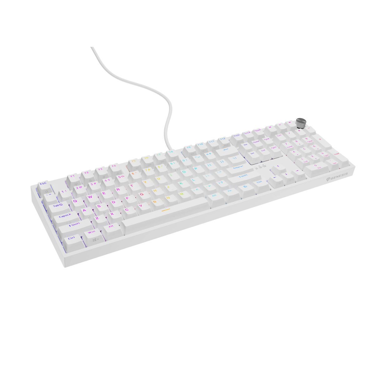 Tastatūra Genesis Thor 404 White (NKG-2300) - foto 2