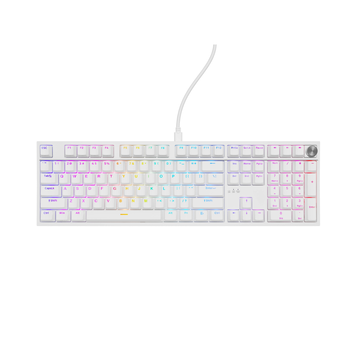Tastatūra Genesis Thor 404 White (NKG-2299)