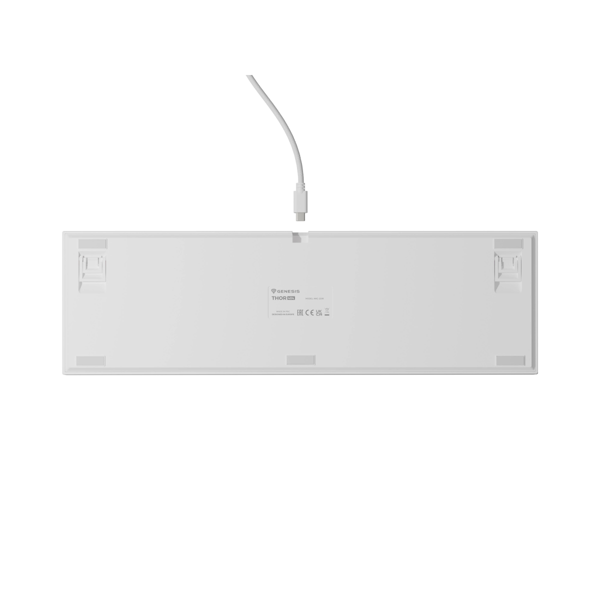 Tastatūra Genesis Thor 404 White (NKG-2299) - foto 2