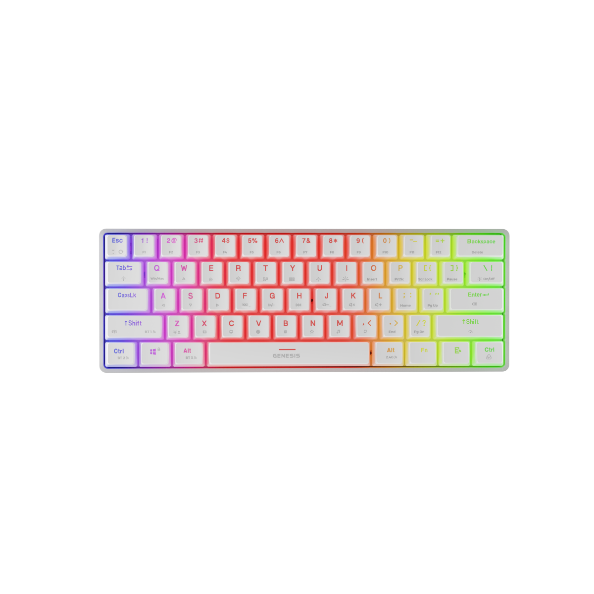 Tastatūra Genesis THOR 660 G2 White (NKG-1917)